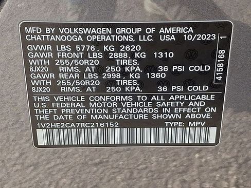 Used 2024 Volkswagen Atlas Cross Sport SE image 27