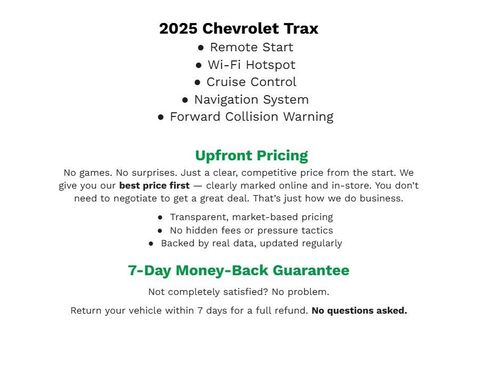 Used 2025 Chevrolet Trax LT FWD image 2