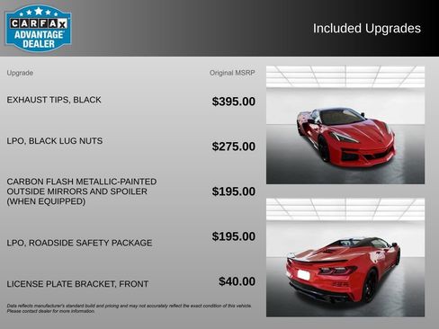 Used 2025 Chevrolet Corvette E-Ray w/ Stealth Interior Trim Package AWD/4WD image 7