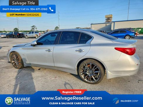 Used 2016 INFINITI Q50 Red Sport 400 AWD/4WD image 3