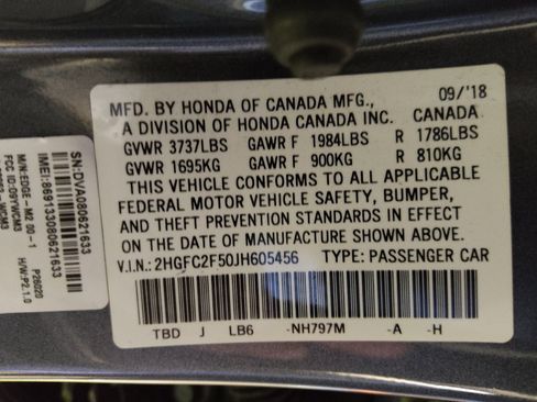 Used 2018 Honda Civic LX image 33