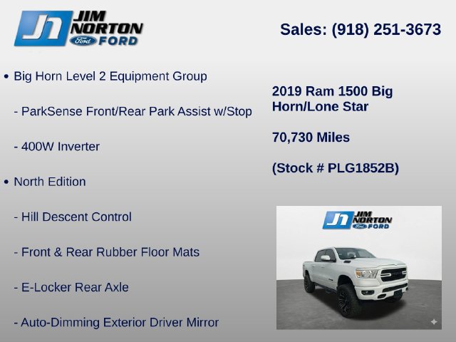 Used 2019 RAM 1500 Big Horn AWD/4WD image 17
