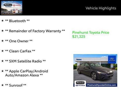 Certified 2025 Hyundai Elantra SEL FWD image 7