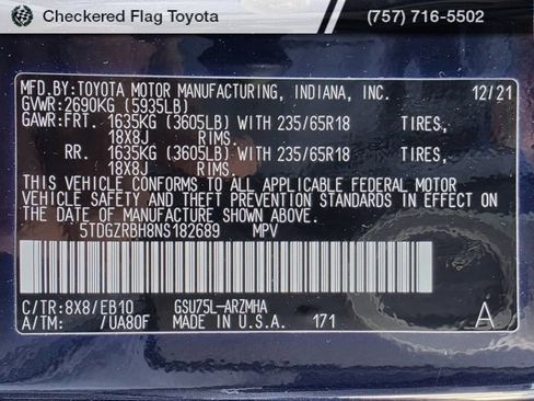 Used 2022 Toyota Highlander XLE image 22