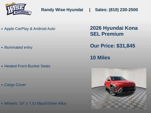 New 2026 Hyundai Kona SEL Premium AWD/4WD image 15