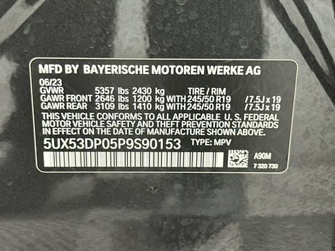Used 2023 BMW X3 xDrive30i w/ Convenience Package AWD/4WD image 33