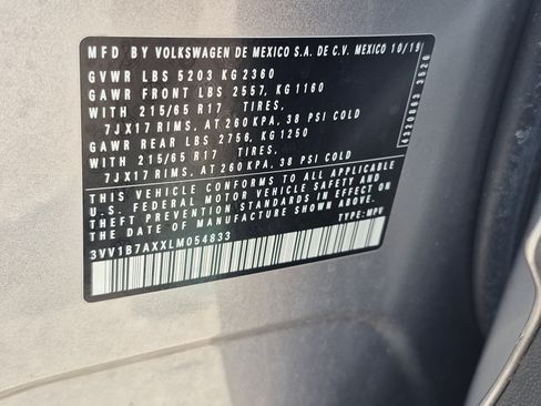 Used 2020 Volkswagen Tiguan S FWD image 31