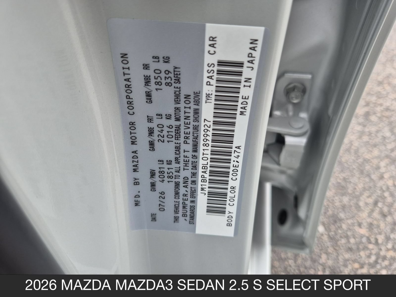 New 2026 MAZDA MAZDA3 s Sport FWD image 32