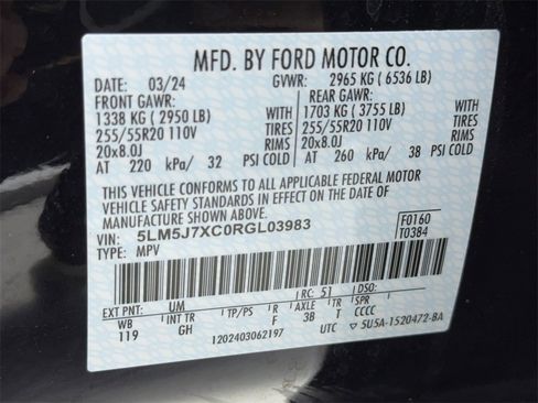 Used 2024 Lincoln Aviator Reserve w/ Equipment Group 201A image 61