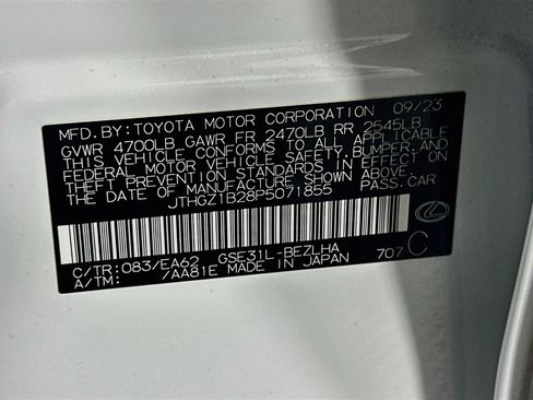 Used 2023 Lexus IS 350 F Sport w/ Navigation Package RWD image 12
