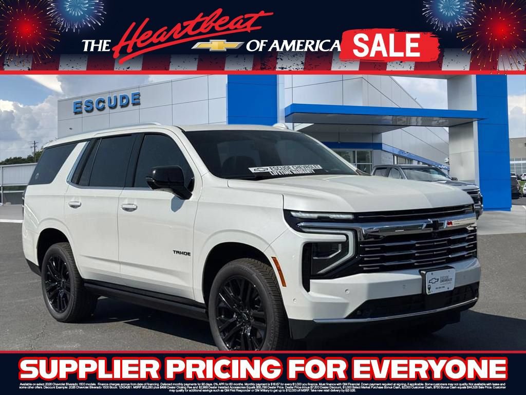 New 2025 Chevrolet Tahoe Premier RWD image 1