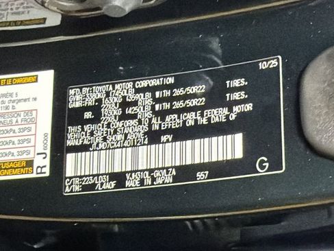 New 2026 Lexus LX 700h F Sport image 33