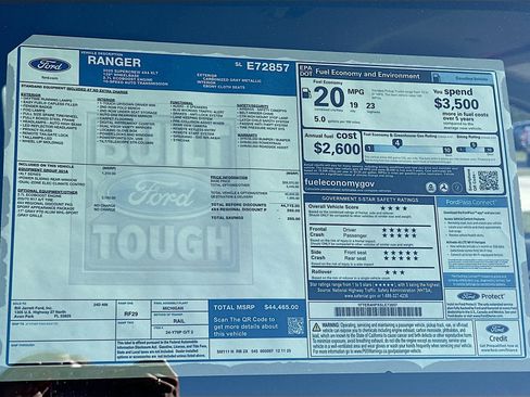 New 2025 Ford Ranger XLT w/ Equipment Group 301A High image 18