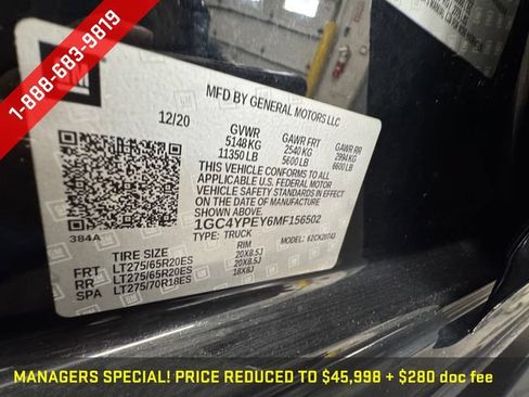 Used 2021 Chevrolet Silverado 2500 LTZ w/ LTZ Plus Package AWD/4WD image 33