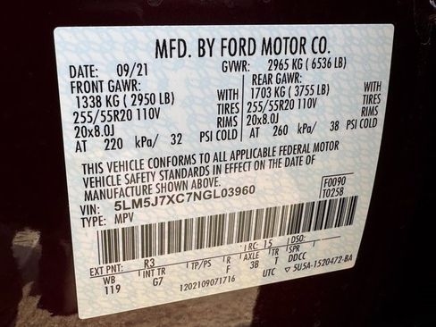 Used 2022 Lincoln Aviator Reserve w/ Equipment Group 201A image 33