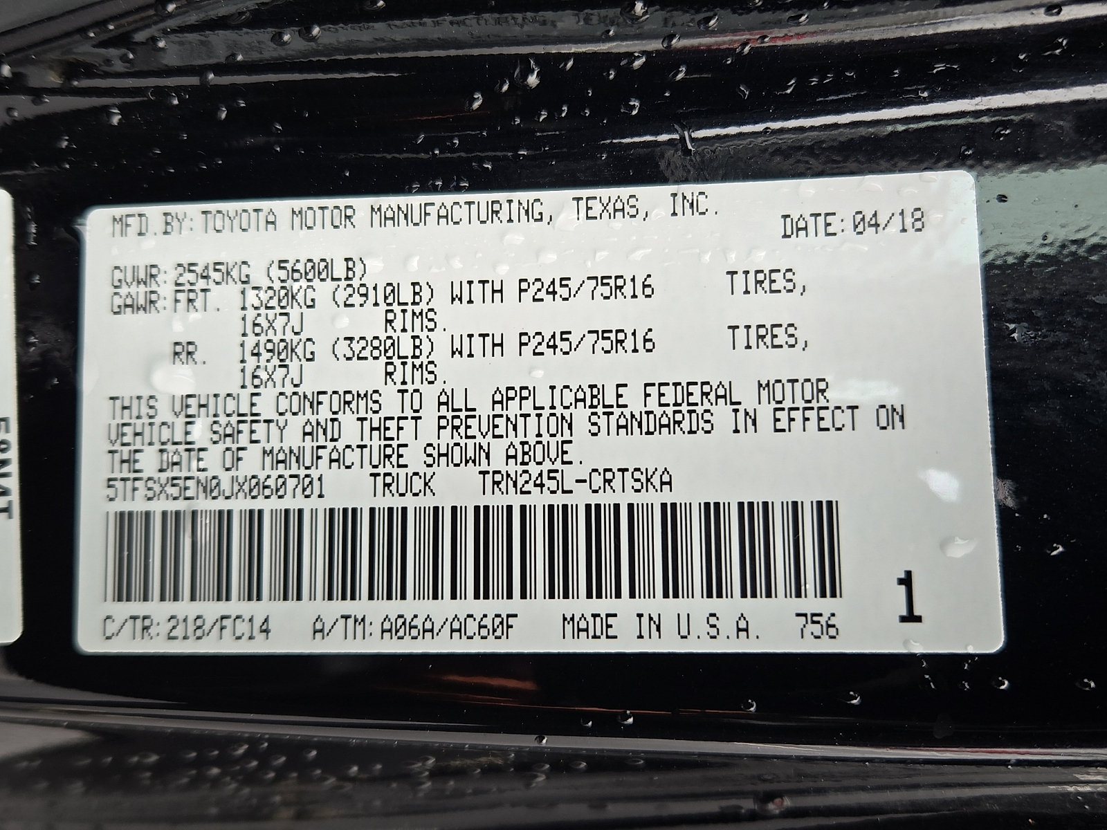 Used 2018 Toyota Tacoma SR5 w/ SR5 Appearance Package (SM) AWD/4WD image 27