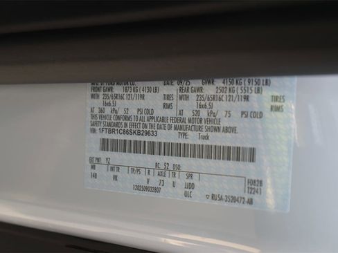 New 2025 Ford Transit 250 w/ Load Area Protection Package image 41