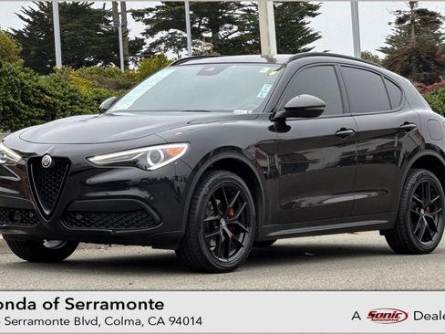 Used 2019 Alfa Romeo Stelvio Ti Sport w/ Quick Order Package 22S Sport AWD/4WD image 1