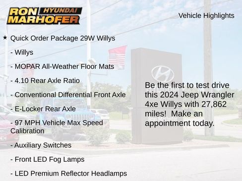 Used 2024 Jeep Wrangler Unlimited AWD/4WD image 2