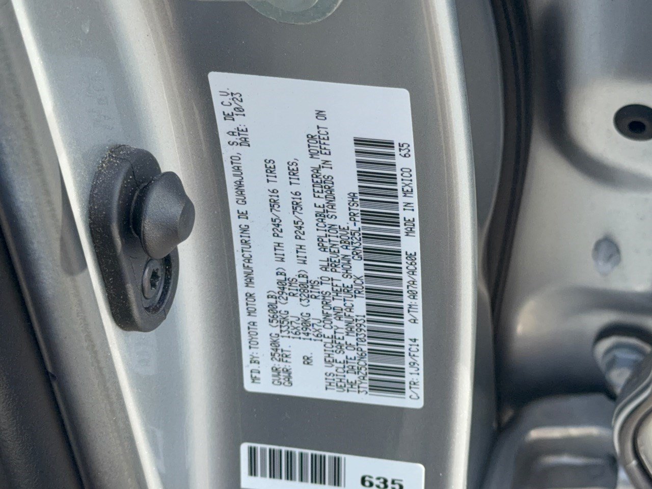 Certified 2023 Toyota Tacoma SR5 RWD image 32