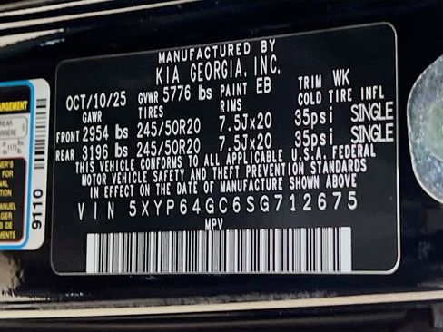 New 2025 Kia Telluride S image 36