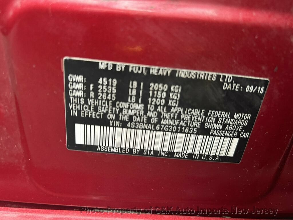 Used 2016 Subaru Legacy 2.5i Limited AWD/4WD image 51