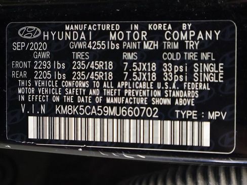 Used 2021 Hyundai Kona Ultimate w/ Cargo Package AWD/4WD image 46