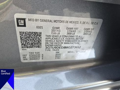 Used 2021 GMC Sierra 1500 SLT w/ SLT Premium Plus Package AWD/4WD image 39