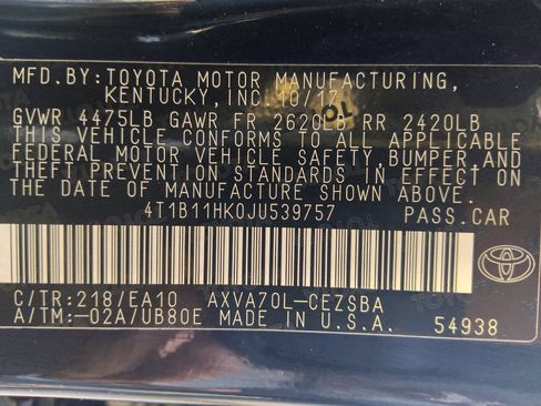 Used 2018 Toyota Camry SE image 33