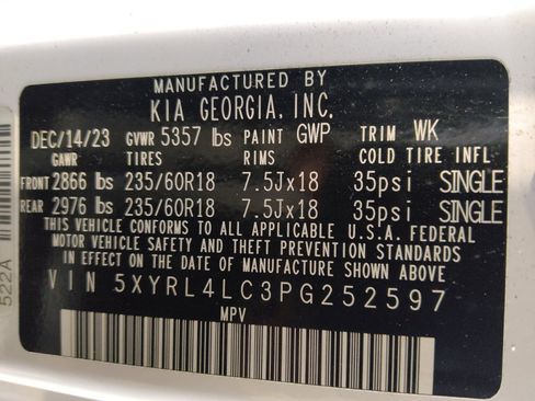 Used 2023 Kia Sorento S w/ Panoramic Sunroof Package FWD image 33