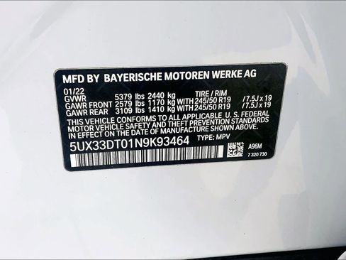 Used 2022 BMW X4 xDrive30i w/ Premium Package 2 image 34