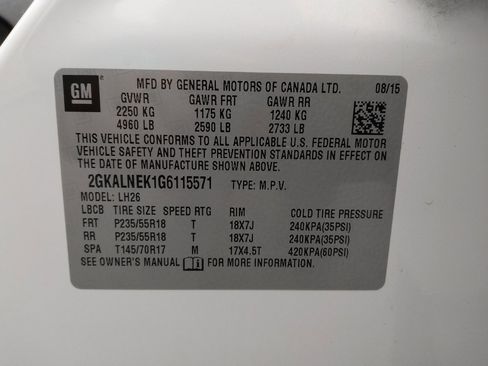 Used 2016 GMC Terrain SLE w/ Technology Package image 33