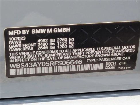Used 2024 BMW M3 Competition w/ Executive Package AWD/4WD image 25