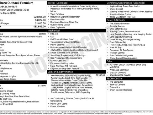 Used 2020 Subaru Outback Premium image 4