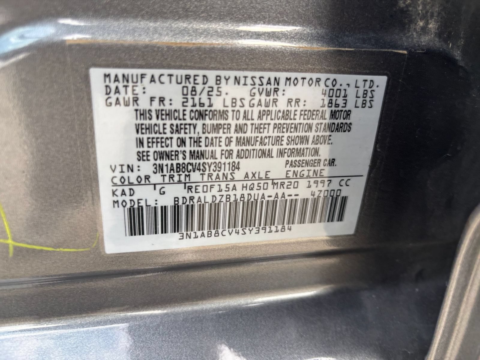 Used 2025 Nissan Sentra SV FWD image 26