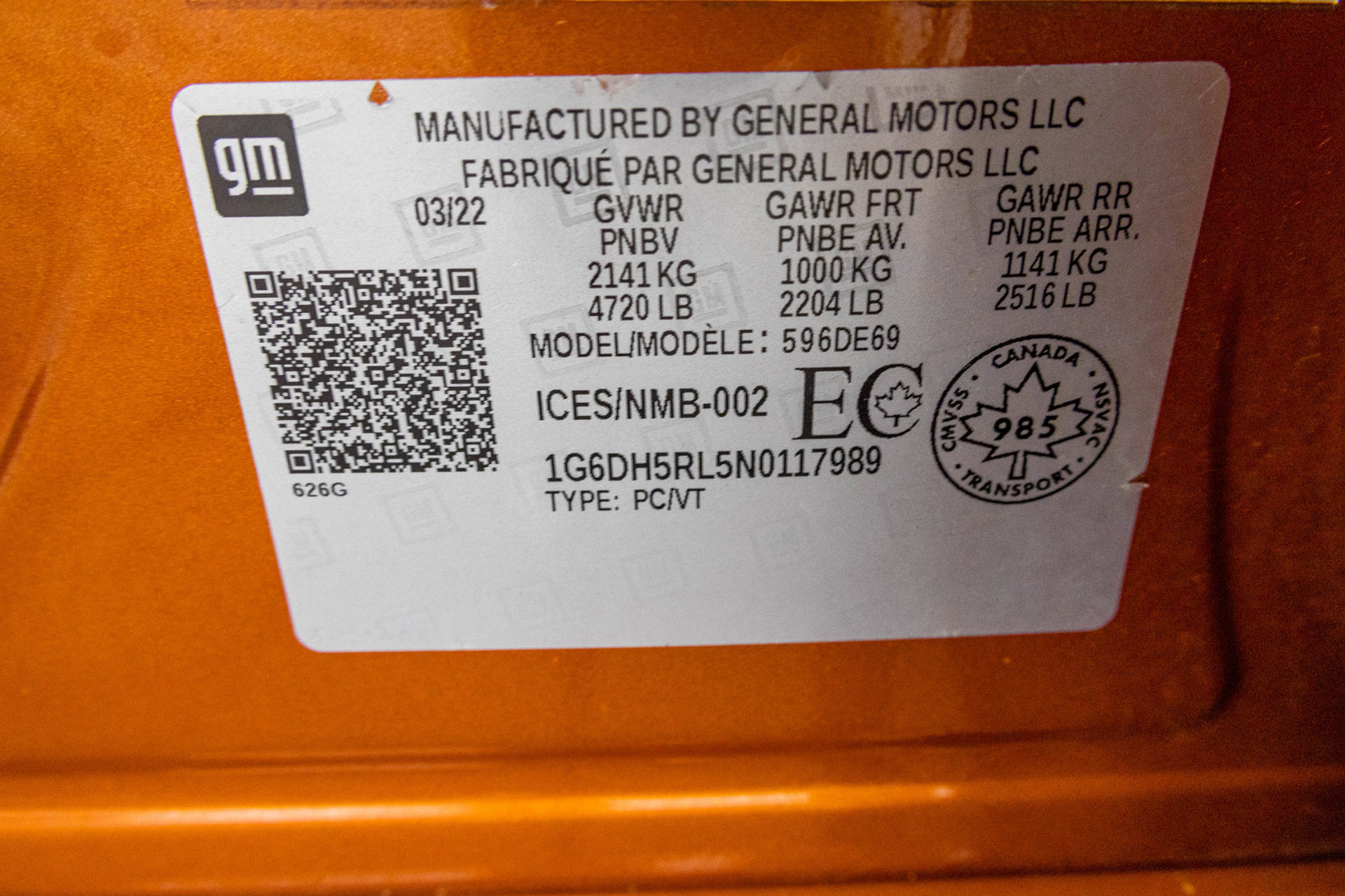 Used 2022 Cadillac CT4 V w/ LPO, ONYX Package AWD/4WD image 54