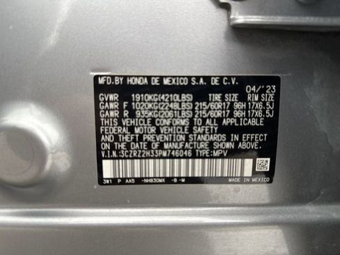 Used 2023 Honda HR-V LX image 30