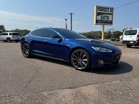 Used 2015 Tesla Model S 85D AWD/4WD image 2