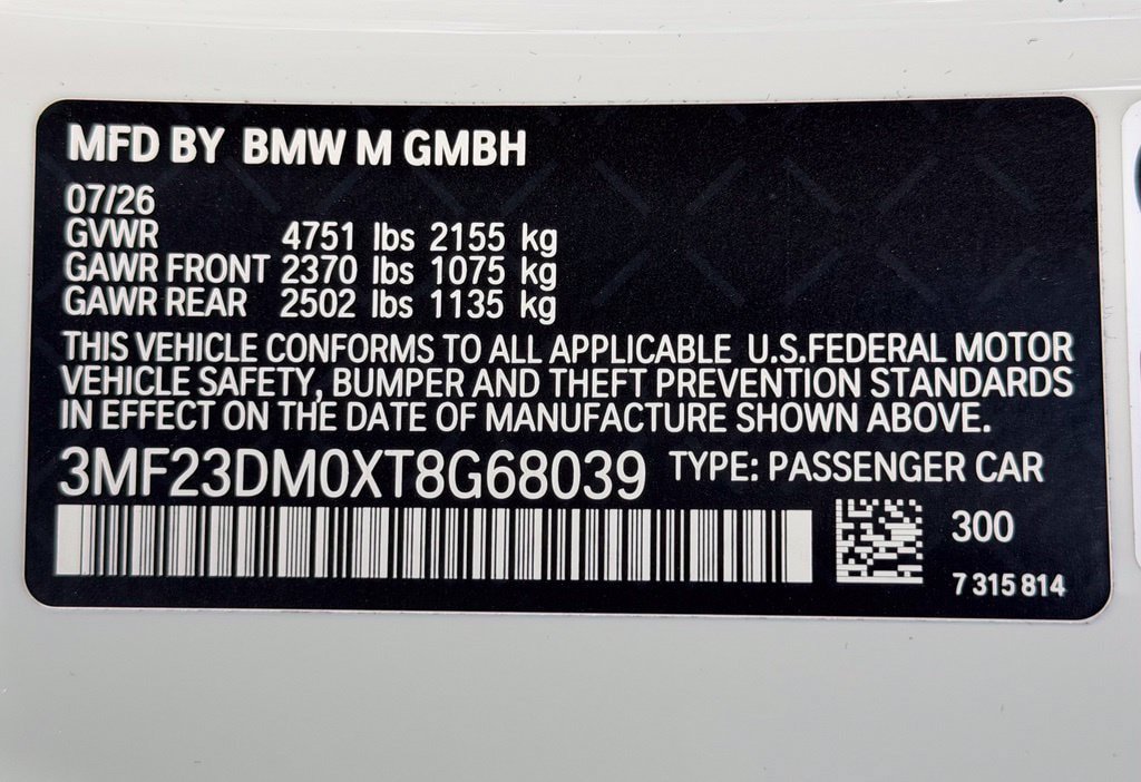 New 2026 BMW M2 w/ Lighting Package RWD image 25