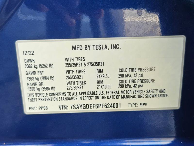 Used 2023 Tesla Model Y Performance AWD/4WD image 36