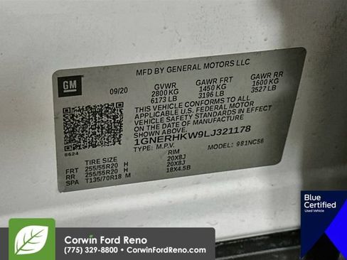 Used 2020 Chevrolet Traverse LT w/ LT Premium Package FWD image 38