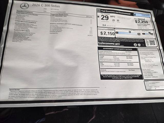 Certified 2026 Mercedes-Benz C 300 Sedan image 15