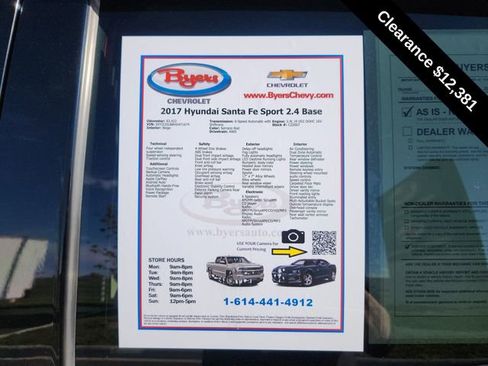 Used 2017 Hyundai Santa Fe Sport image 10