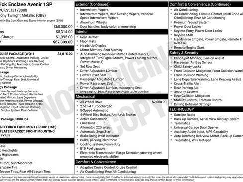 New 2026 Buick Enclave Avenir w/ Super Cruise Package AWD/4WD image 40