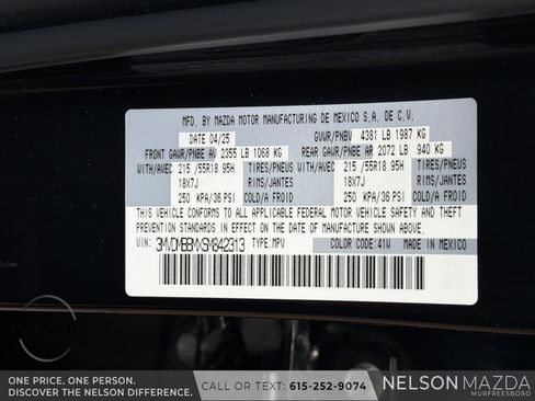 Certified 2025 MAZDA CX-30 AWD 2.5 S w/ Select Sport Pkg image 29