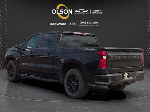 Used 2024 Chevrolet Silverado 1500 Custom w/ Turbomax Blackout Package AWD/4WD image 3