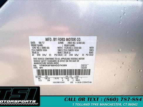 Used 2017 Ford Explorer Limited w/ Equipment Group 301A image 36