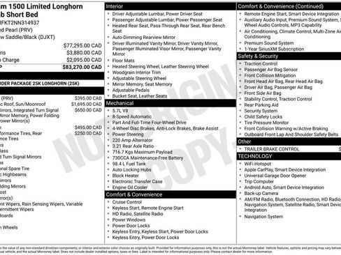 Used 2022 RAM 1500 Limited AWD/4WD image 12