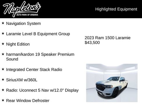 Used 2023 RAM 1500 Laramie AWD/4WD image 5