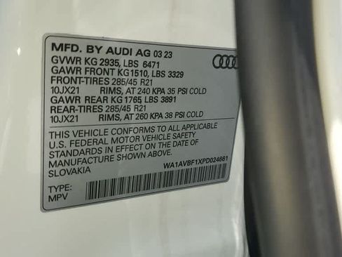 Certified 2023 Audi Q8 Premium w/ Convenience Package AWD/4WD image 36